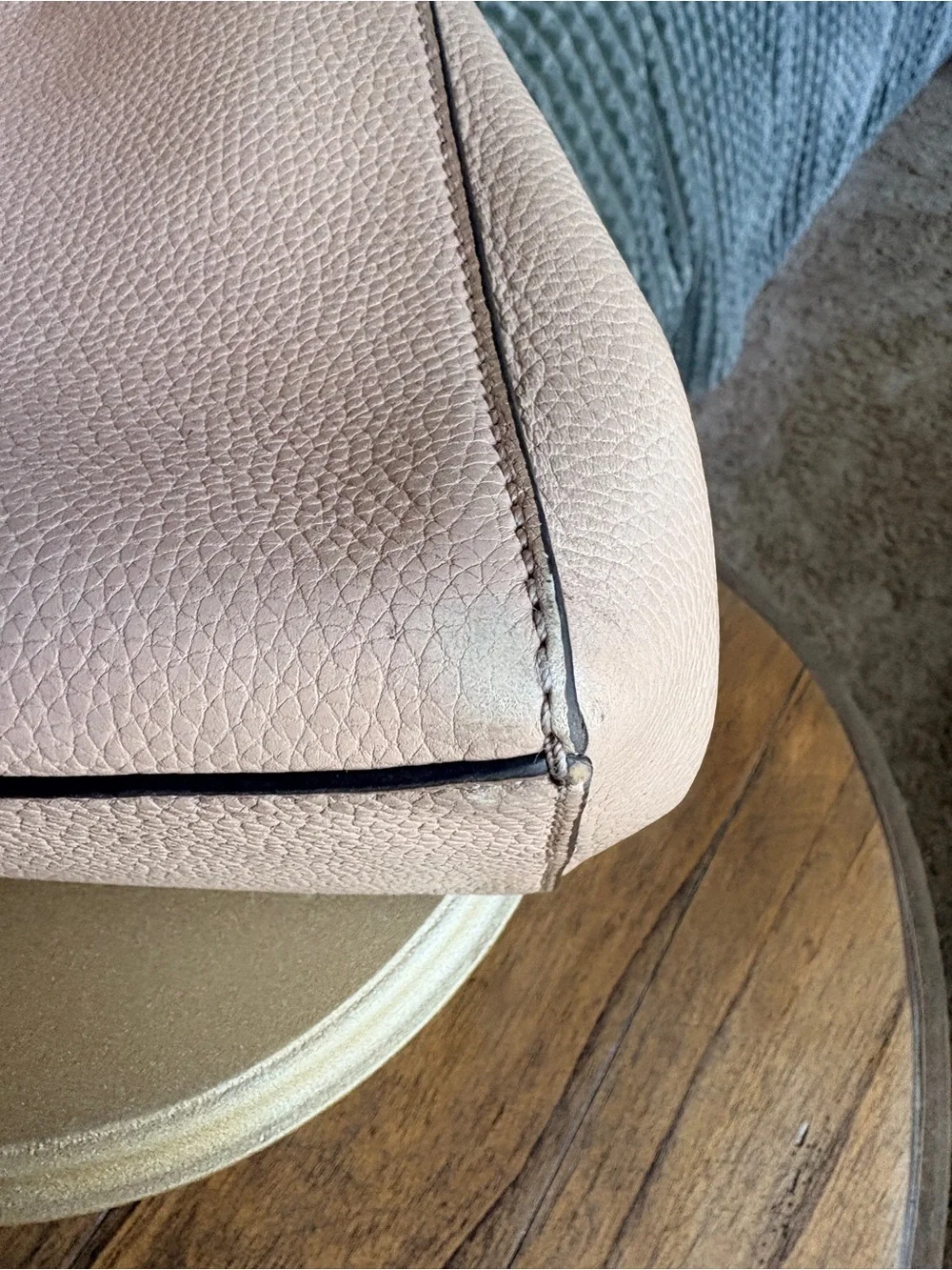 Tory Burch structured pebbled